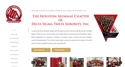 Desktop Screenshot of dsthoustonalumnae.org